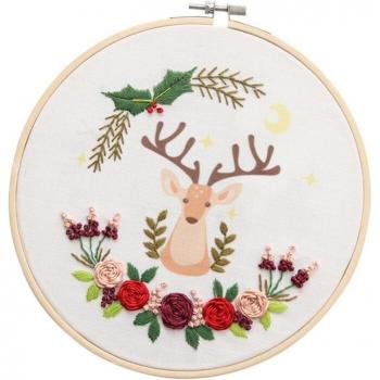 Handmade Cartoon Animal Embroidery Kit