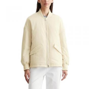 Marc O’Polo Damenblouson “Dry Sand” – Langarm, relaxed fit, beige, Gr. 42