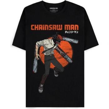 Anime Chainsaw Man Attack Mode Top, Black, S–XXL – Men’s Cotton