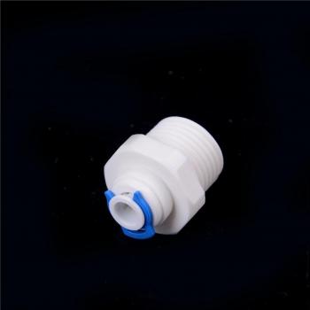 Conector de agua RO macho 1/2 a Push-in 1/4