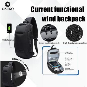 Zaino Sportivo Ozuko per Uomo con Tracolla