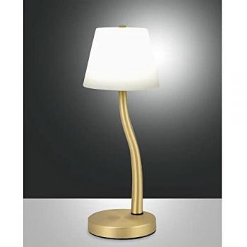 IBLA LAMPADA DA TAVOLO OTTONE SATINATO A LED 3000K