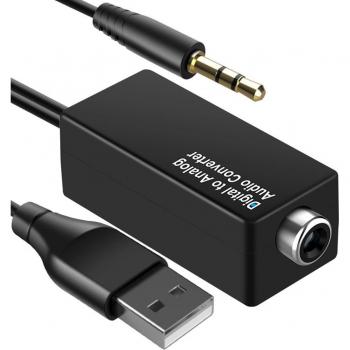 Adaptateur D15 DAC avec entrée USB et sortie Jack 3.5mm