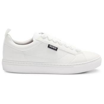Hugo Morrie Women's White Faux Leather Tennis Sneakers