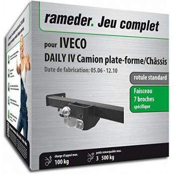 Rameder Pack, attelage rotule Standard 2 Trous + Faisceau 7 Broches IVECO Daily IV Camion