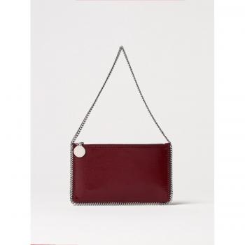 Stella McCartney Borsa Bordeaux Falabella in camoscio sintetico cracklè OS