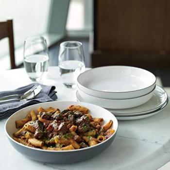 Gordon Ramsay White Stoneware Pasta Bowl