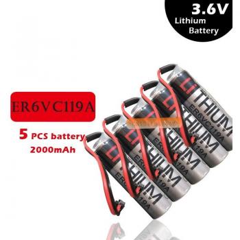 TOSHIBA ER6VC119A PLC Battery 3.6V 2000mAh