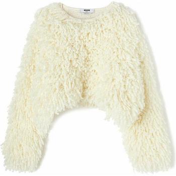 Msgm Damen Pullover Größe S Farbe Weiß