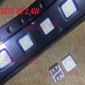 100PCS Lumens SMD LED 2.4W 3535 3V Cool White