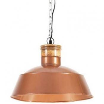 E27 hanglamp 42 cm koperkleurig industrieel
