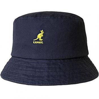 Washed Navy Bucket Hat – Kangol Men’s L