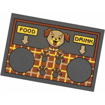 Tapis de Protection Antidérapant pour Bols d'Animaux