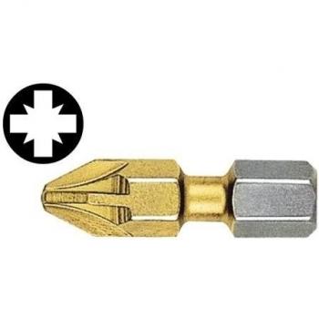 Guide d’étain Pozidriv bitflex 1/4′ court (PZ2x25) – modèle Witte 28446