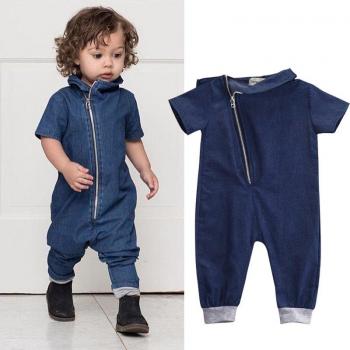 Vêtement bébé garçon jeans short sleeves combo stylé