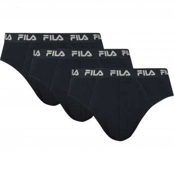 Fila Herren Slip, 3er Set, schwarz, Größe M