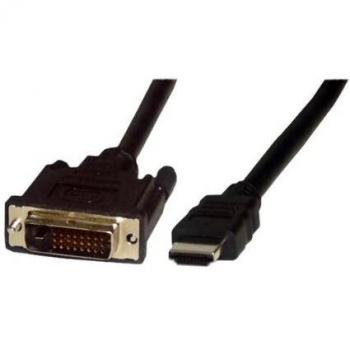 Adaptador HDMI a DVI-D Macho 5m Negro