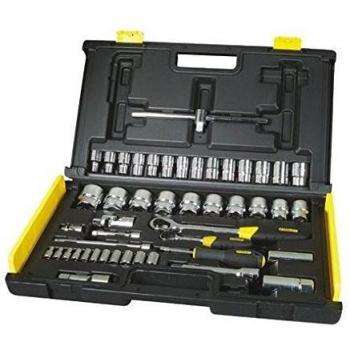 Ensemble de clés à molette 1/4 et 1/2, 65 pièces