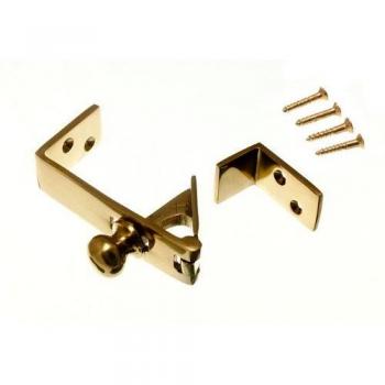 Brass Finish Counter Flap Catch and Stay Hardware Kit (Pack of 24)