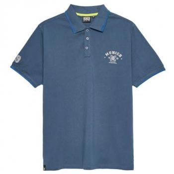 Polo Munich Varsity Homme Marine