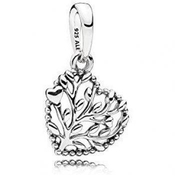 Pandora Moments: Florettierendes Herz Medaillon – Damenanhänger, 20 × 12 mm