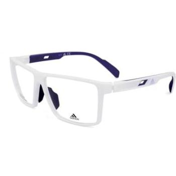White Adidas SP5007 Men’s Sports Glasses – Size 60, Blue Light Blocking