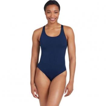 Bañador Zoggs Powerback azul marino mujer