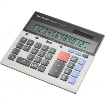 Sharp CS‑2130L White 12‑Digit Desktop Calculator with LED Display