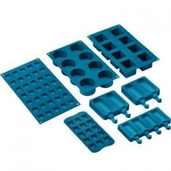 Moldes de Silicona Smeg para Horno: 7 Unidades, Temperatura Máxima 230°C
