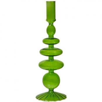 Vela Navideña en Candelabro Floral