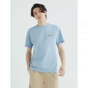 Blusa Azul Esmerilada Carhartt Wip American Script