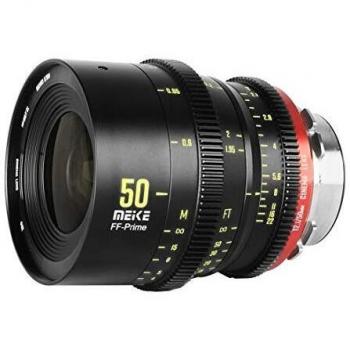 MEIKE MK 50 mm T/2.1 PL‑Mount (Manueller Fokus), mit Zubehörpaket