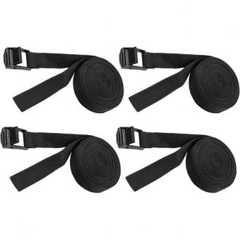 Black Cam Lock Luggage Straps