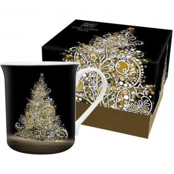 Tasse en Porcelaine 'Sapin de Noël' Bug Art