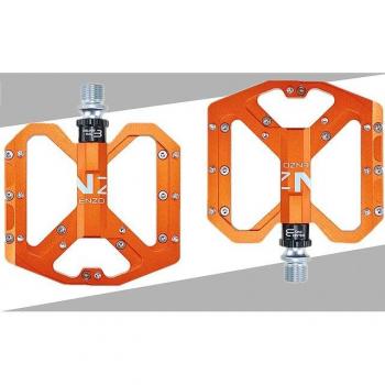 Pedal ultraligero para MTB, 3 rodamientos, ancho plano, aluminio anodizado