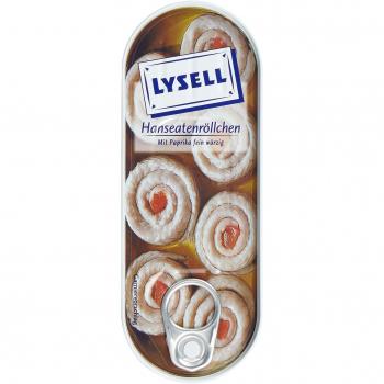 Heringsfilets in Hanseatischer Rolle mit Paprika