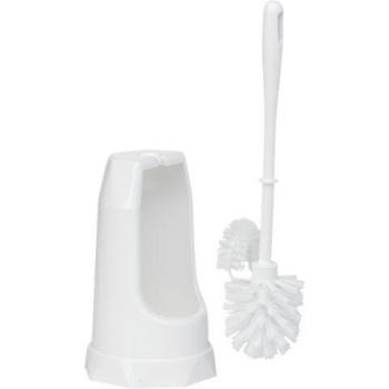 Vikan Classic 5055 Toiletborstel (Wit) + Omslaghouders voor Randborstels