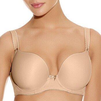 Freya Damen BH Deco Moulded Plunge T-Shirt, Beige, Größe 85