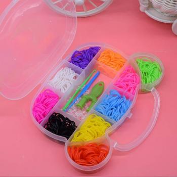 600pcs Hair Band and Bracelet Making Kit
