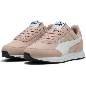 Puma R78 Lightwind – Sneakers Unisex en Rose Quartz, Noir et Blanc