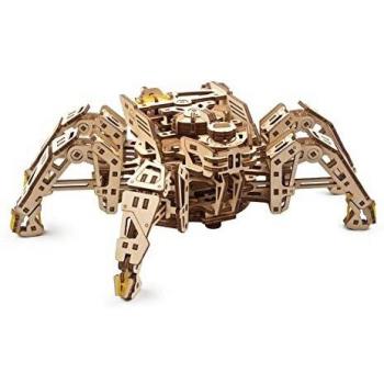PowerSpring Hexapod Robot 3D Puzzle – UGEARS HexaExplorer Model Kit