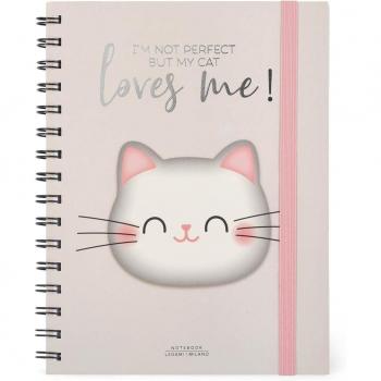Notepad Legami A5 Espiral “Kitty”