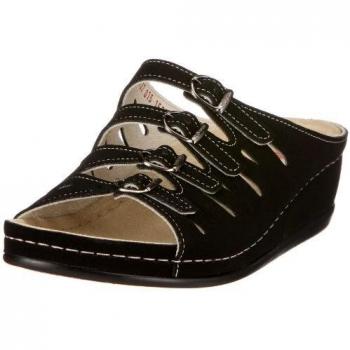 Berkemann 00737 Atlanta Hassel, Damen Clogs & Pantoletten, Schwarz