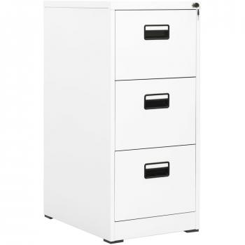Armario organizador de acero blanco 46x62x102,5 cm
