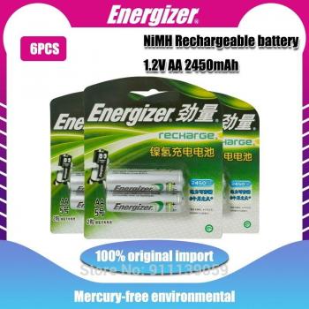Energizer Original AA 1.2V 2450mAh Rechargeable Batteries