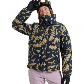 Roxy Snow Winter Rebel – Giacca con Cappuccio, Regular Fit, nero