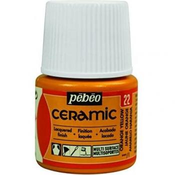 Yellow Orange Ceramic Color by Pebeo 45ml