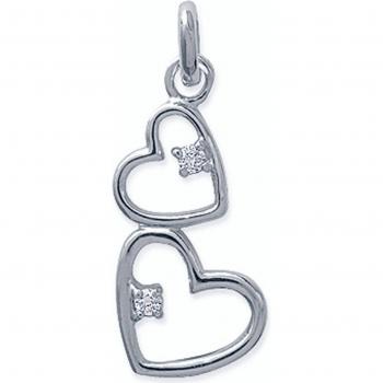 Elegant Silver Love Pendant