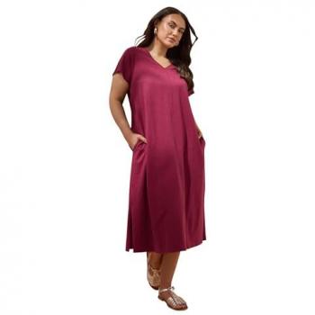Robe Evans en Jersey Flammé Rouge 100% Coton