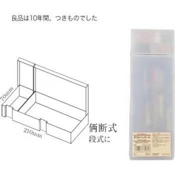 Tiroir de Crayons Transparent pour l’École, Grande Capacité, Origine Japanienne